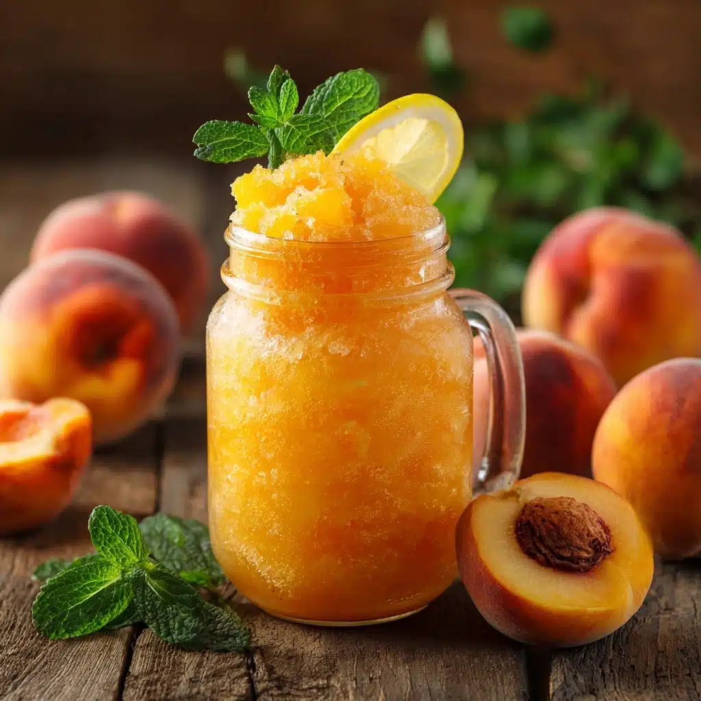 Frozen Peach Lemonade Recipe - Recipe Image