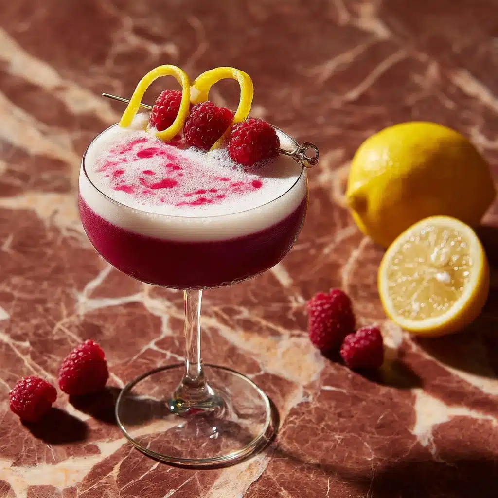 Raspberry Gin Sour - Recipe Image