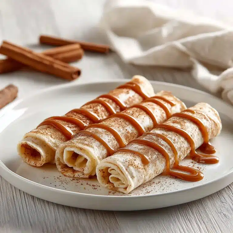 Cinnamon Roll Protein Crepes