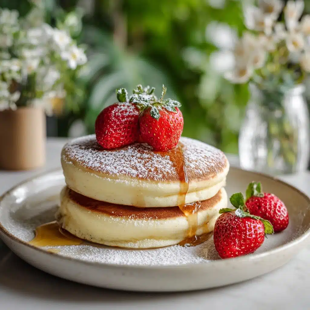 Fluffy Japanese Soufflé Pancakes - Recipe Image