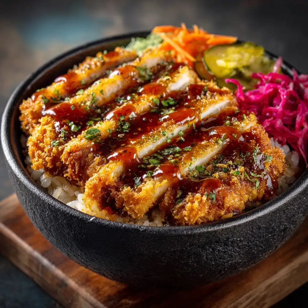 Japanese Katsu Bowls with Tonkatsu Sauce Recipe - Recipe Image