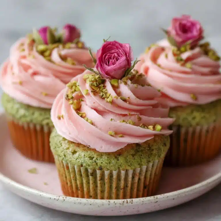 Vegan Mini Rose Cupcakes Recipe