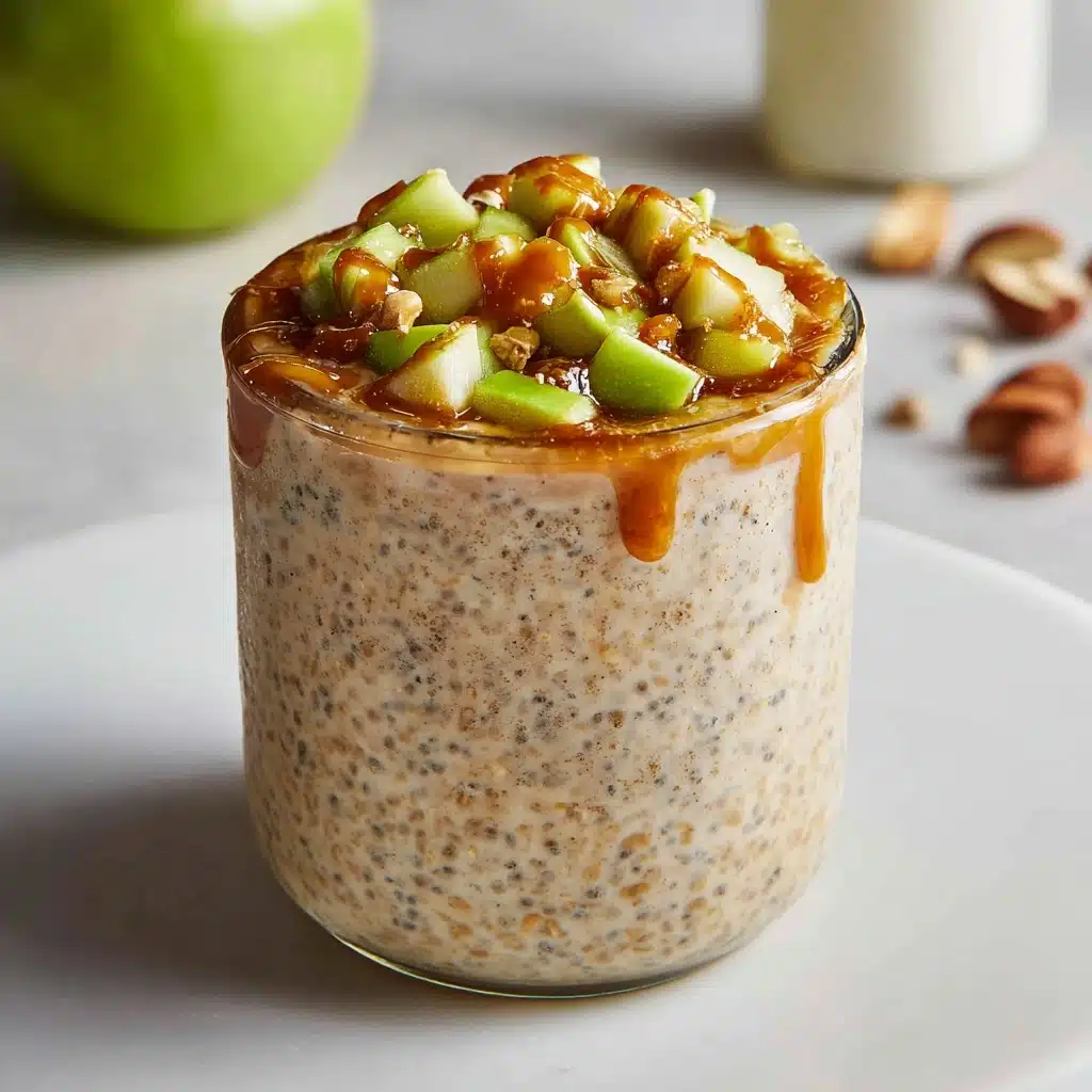 Caramel Apple Overnight Oats Recipe - Recipe Image