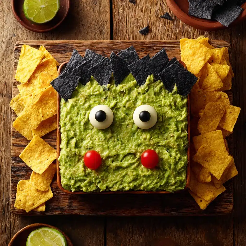 Monster Munch: 5-Minute Guacamole Frankenstein Recipe - Recipe Image
