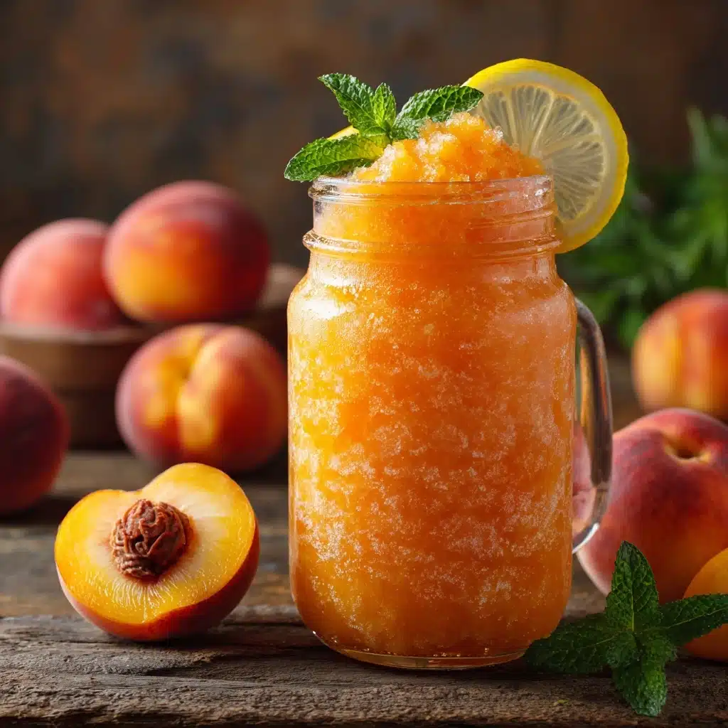 Frozen Peach Lemonade Recipe - Recipe Image