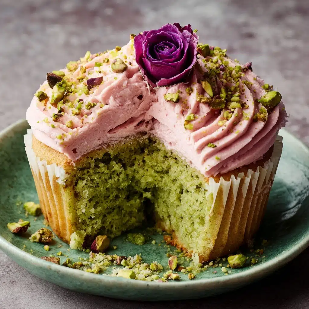 Vegan Mini Rose Cupcakes Recipe - Recipe Image
