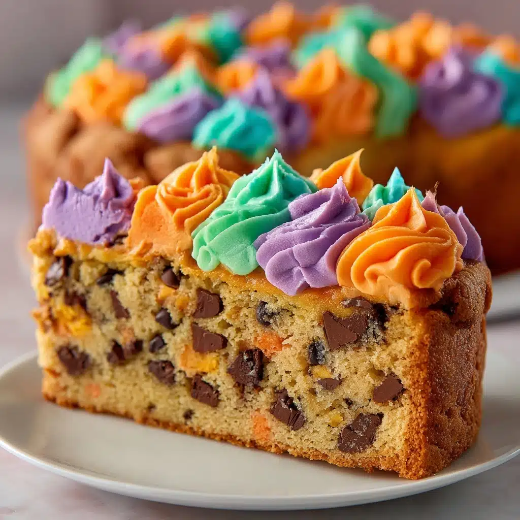 Halloween Chocolate Chip Cookie Cake Recipe - Recipe Image