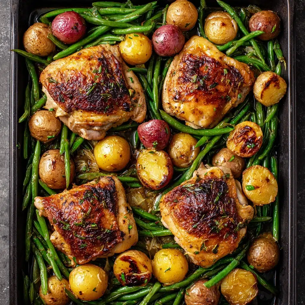 Sheet Pan Chicken Thighs Recipe - Recipe Image