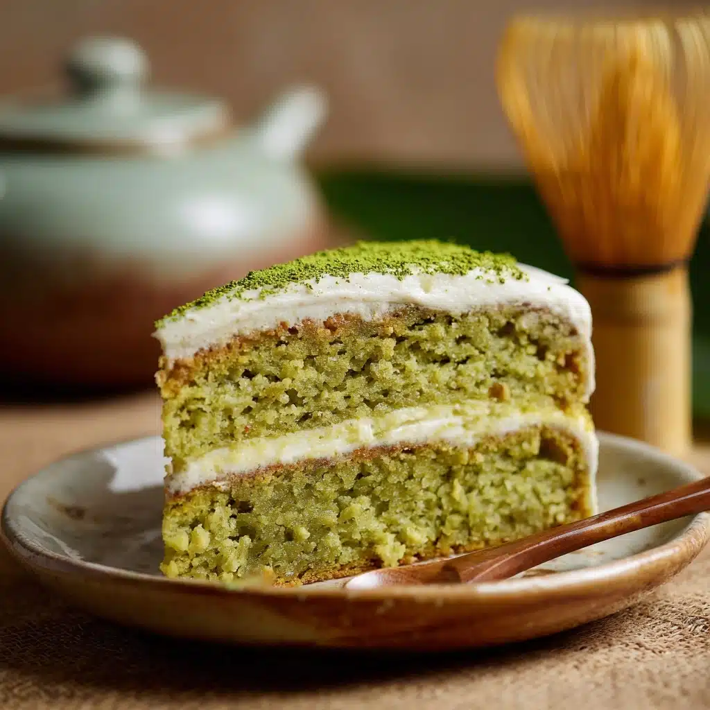 Matcha Green Tea Cake Recipe - Recipe Image