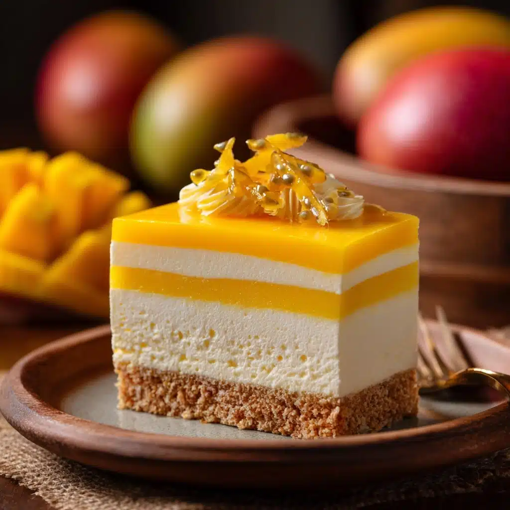 Mango Mousse Cake Recipe - Recipe Image