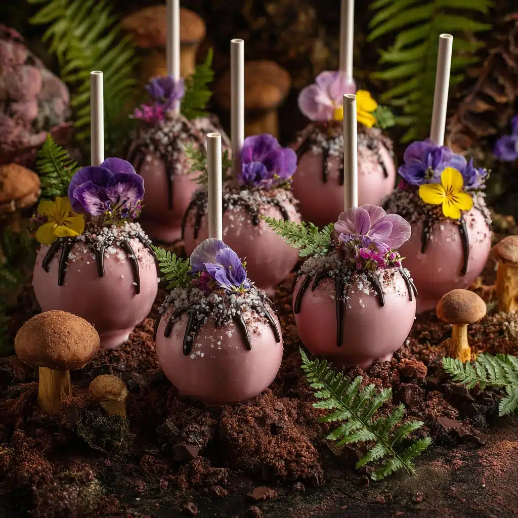 Forbidden Forest Blackberry Cheesecake Pops Recipe - Recipe Image