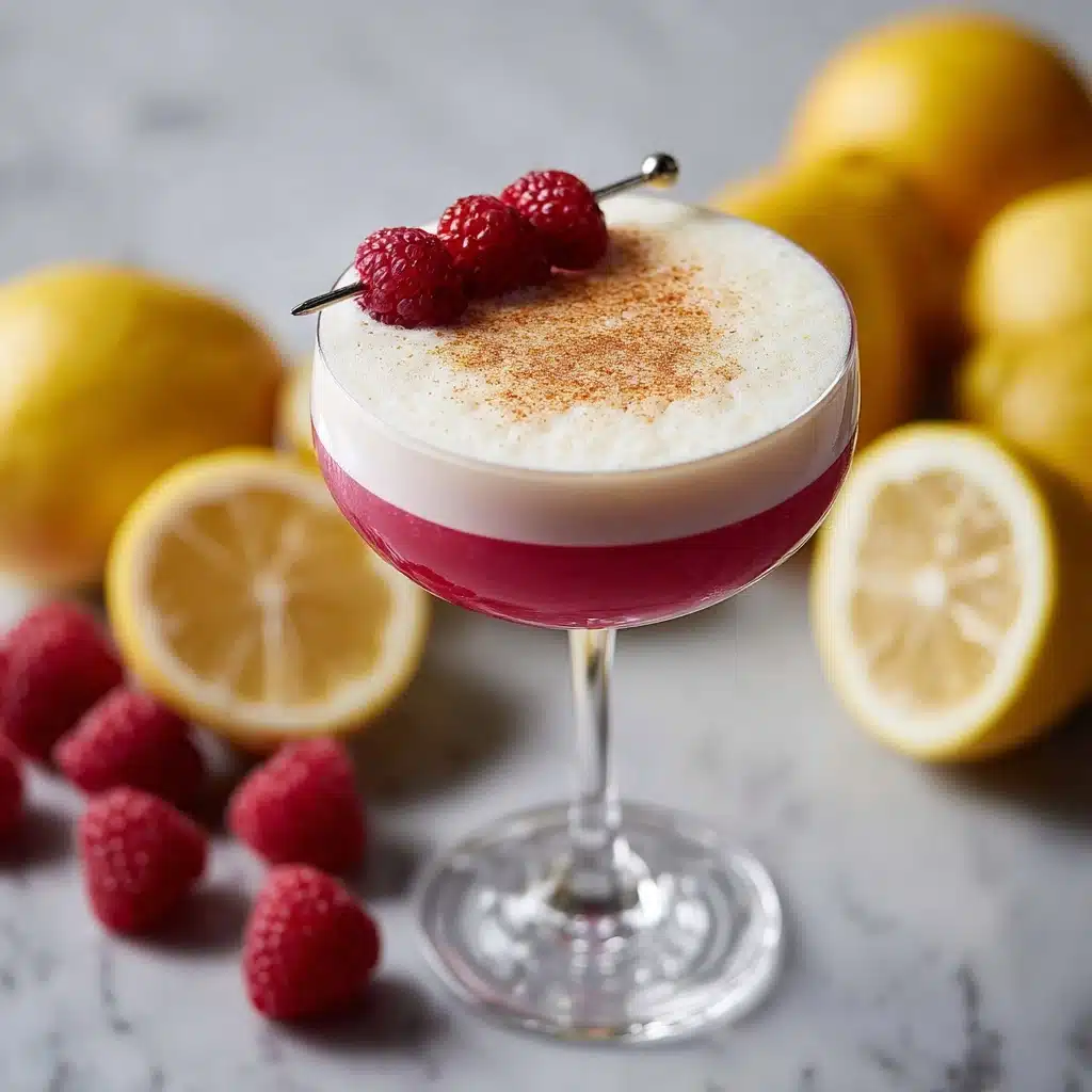 Raspberry Gin Sour - Recipe Image