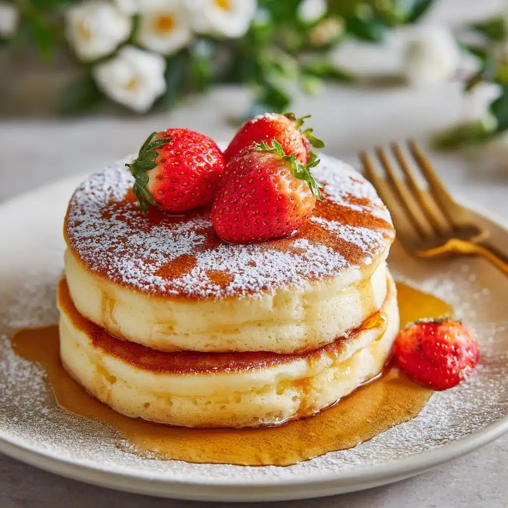 Fluffy Japanese Soufflé Pancakes