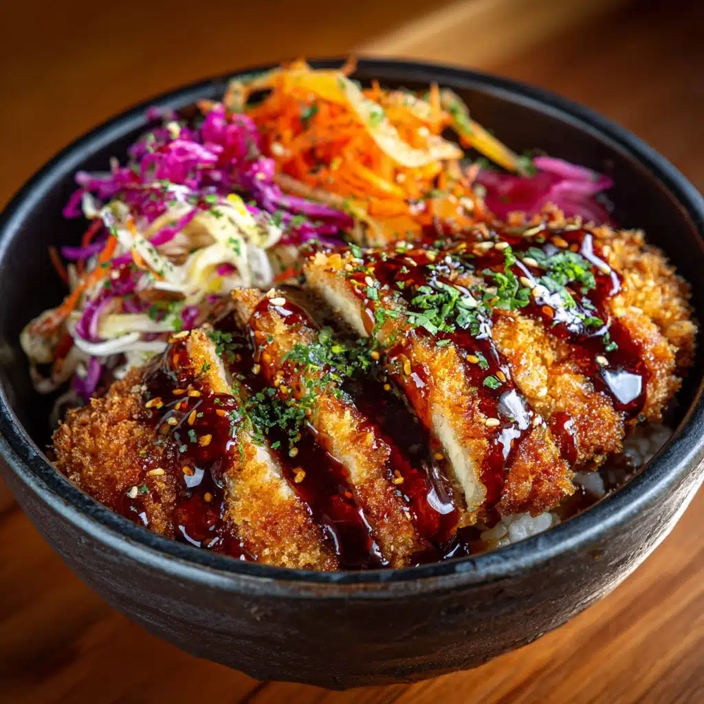 Japanese Katsu Bowls with Tonkatsu Sauce Recipe - Recipe Image
