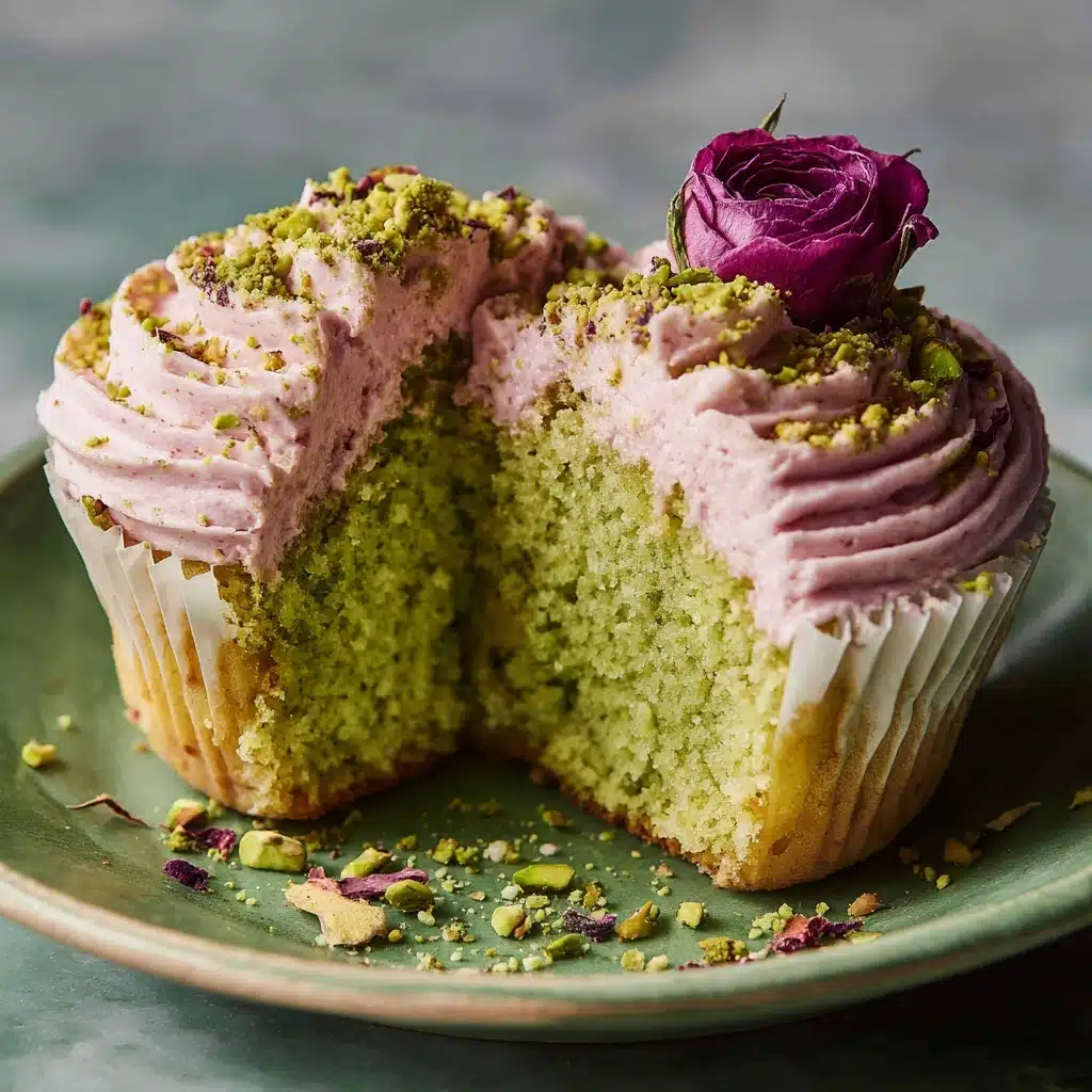 Vegan Mini Rose Cupcakes Recipe - Recipe Image