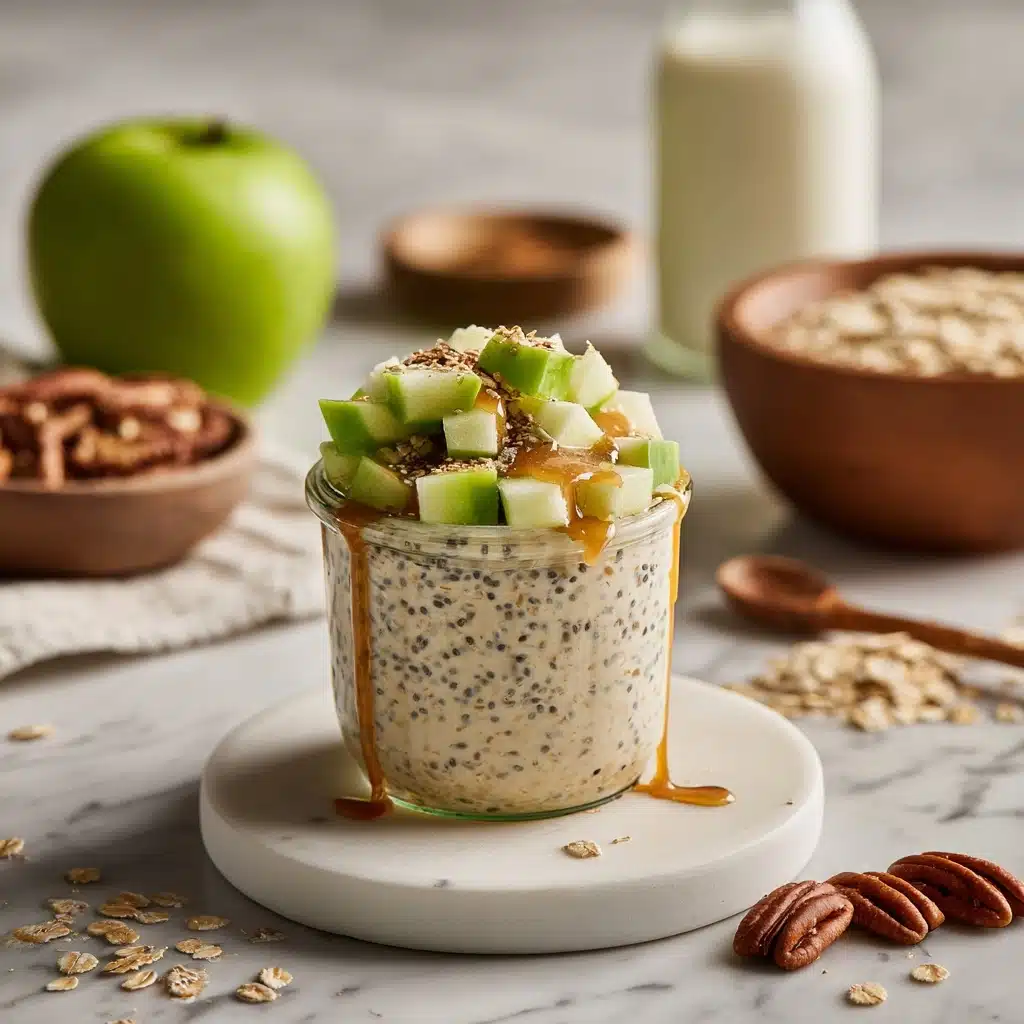 Caramel Apple Overnight Oats Recipe - Recipe Image
