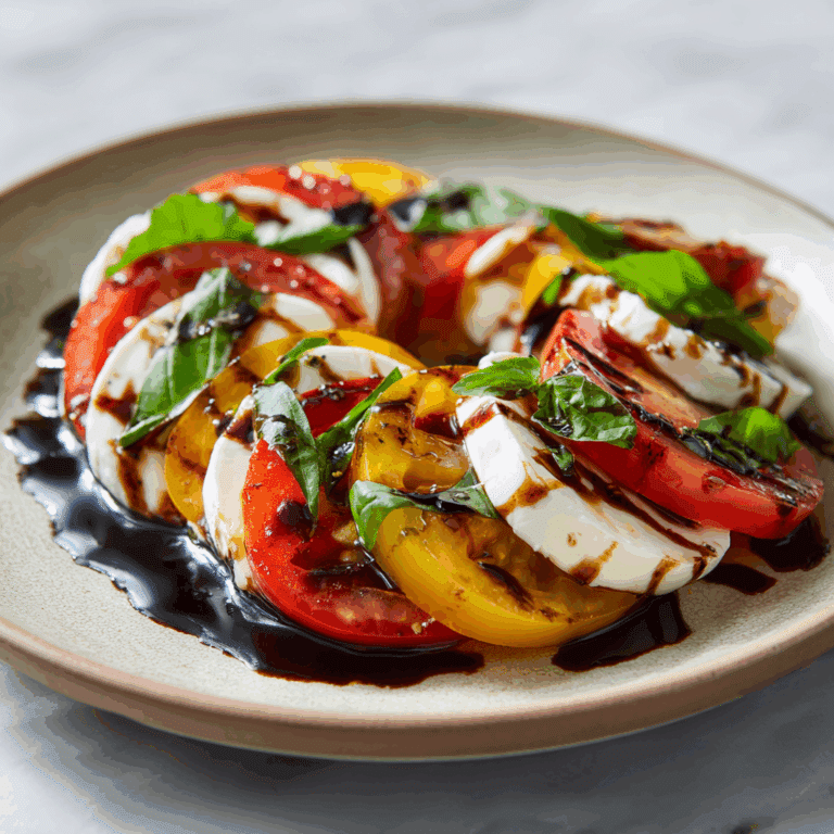 Caprese Salad with Balsamic Glaze