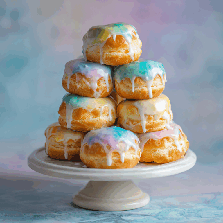 Rainbow Profiteroles