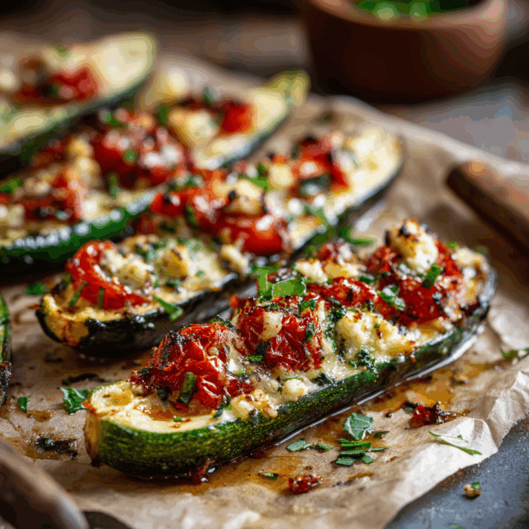 Stuffed Zucchini Boats