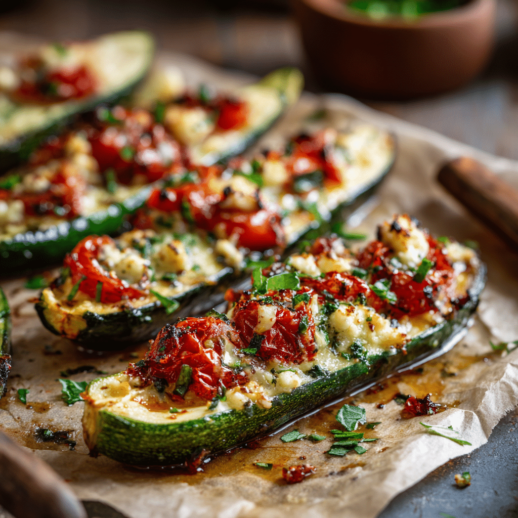 Stuffed Zucchini Boats