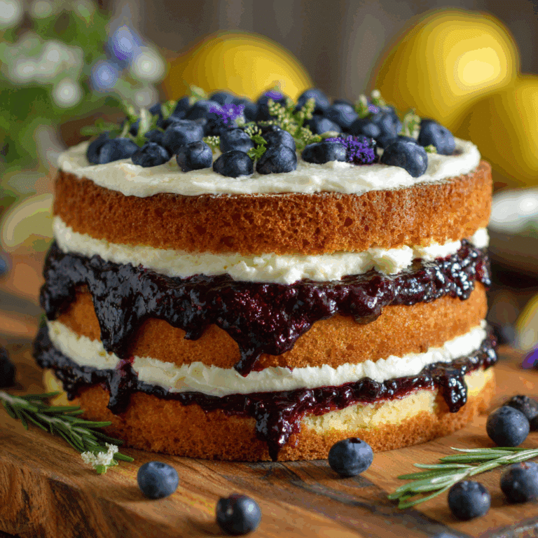 Blueberry Lemon Cake