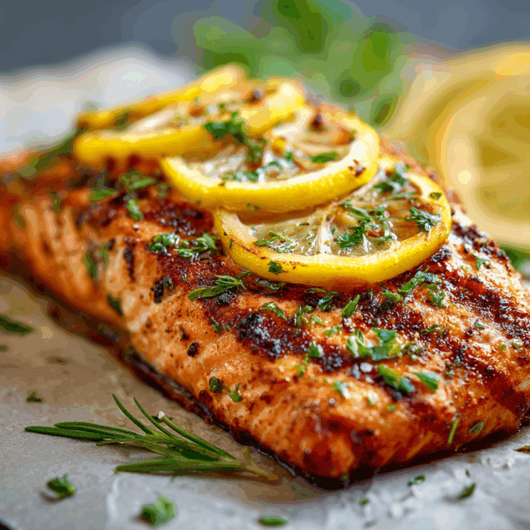 Lemon Herb Grilled Salmon