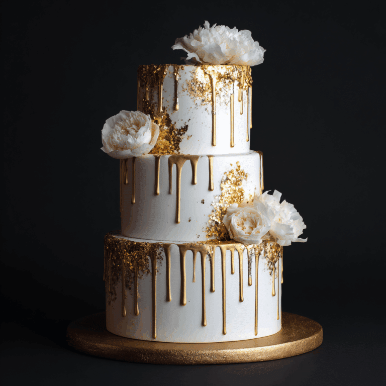 Gold Celebration Cake
