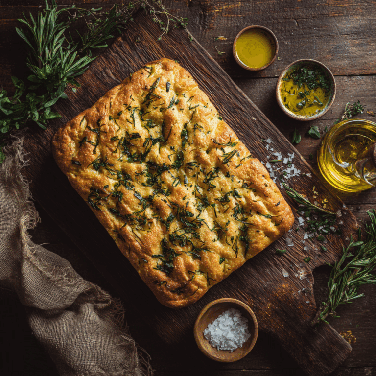 Cheese & Herb Focaccia