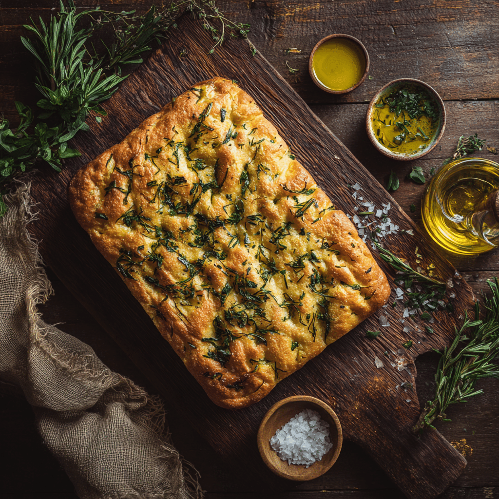 Cheese & Herb Focaccia