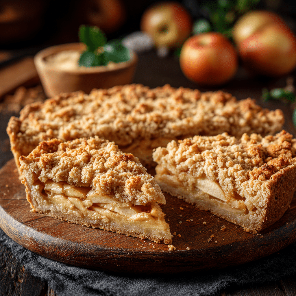 Apple Pie with Streusel Topping