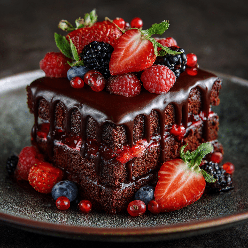 Chocolate Raspberry Cake