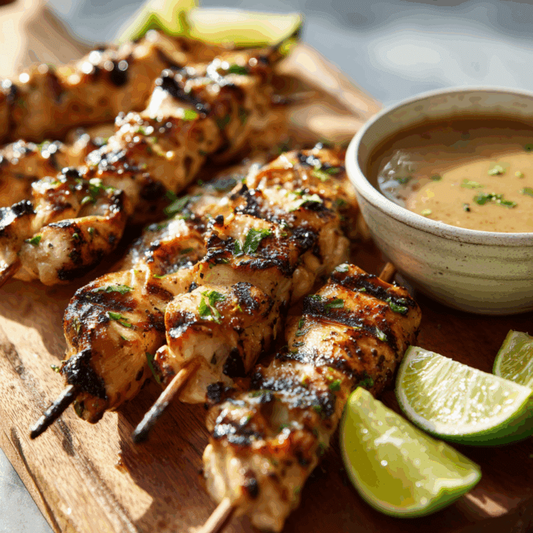 Chicken Satay Skewers
