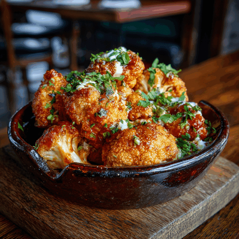 Buffalo Cauliflower Bites