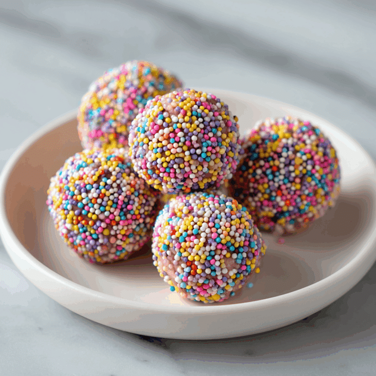 Rainbow Truffle Bites