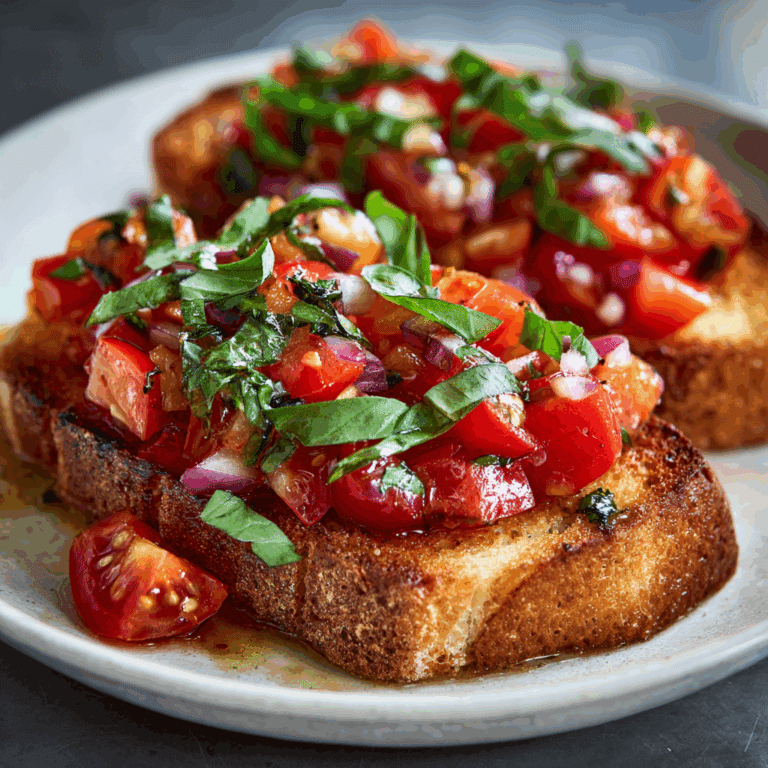 Bruschetta with Tomato & Basil