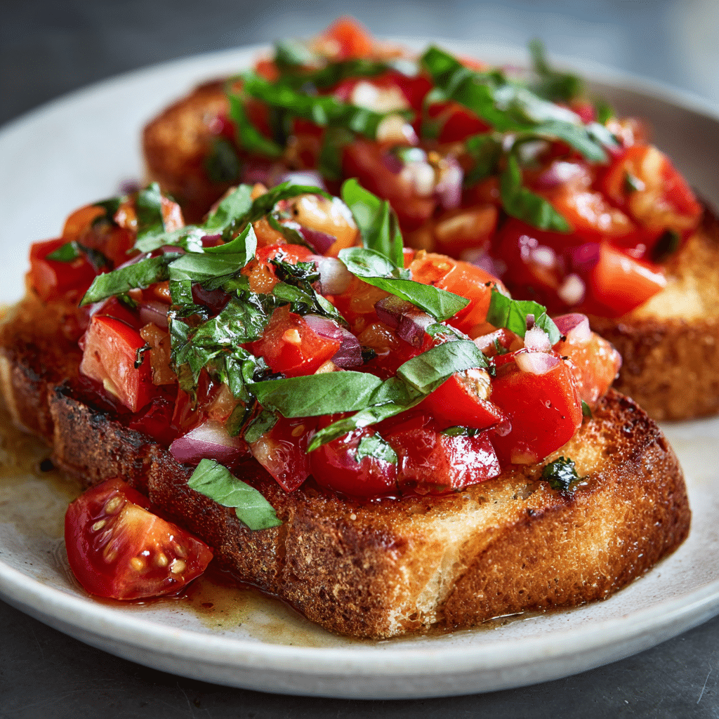 Bruschetta with Tomato & Basil