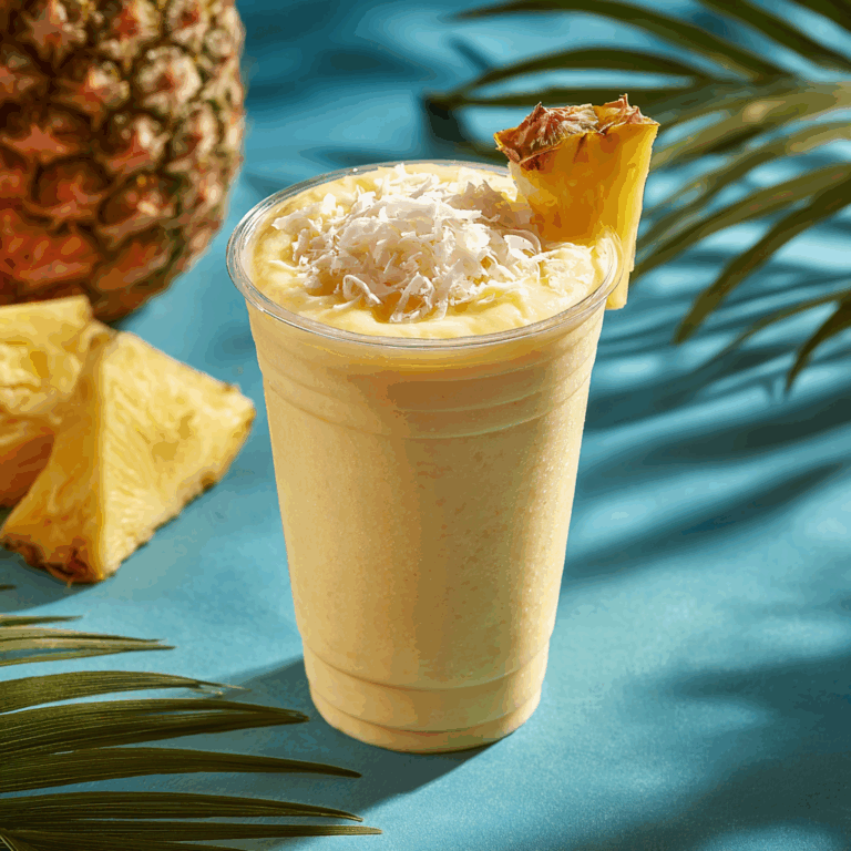 Frozen Piña Colada (Mocktail)