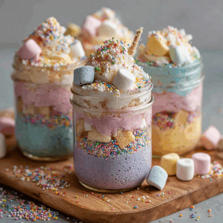 Cotton Candy Layer Parfait