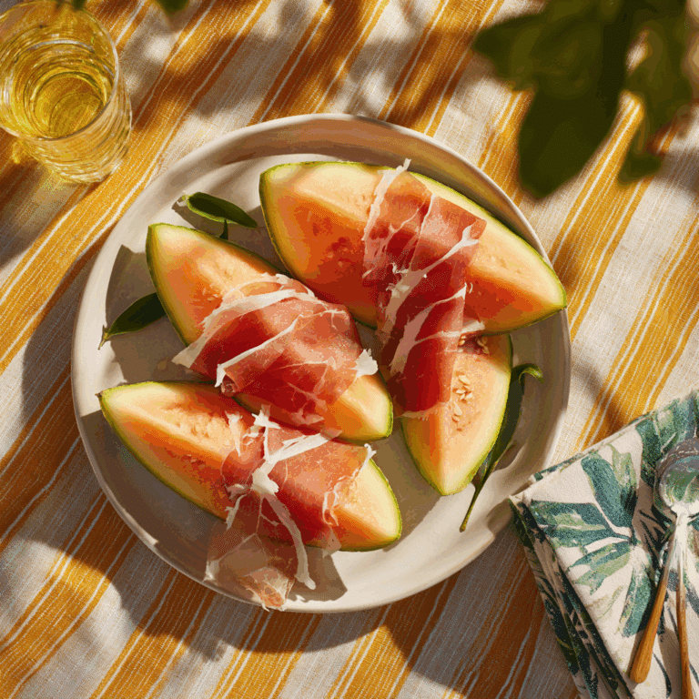 Prosciutto-Wrapped Melon