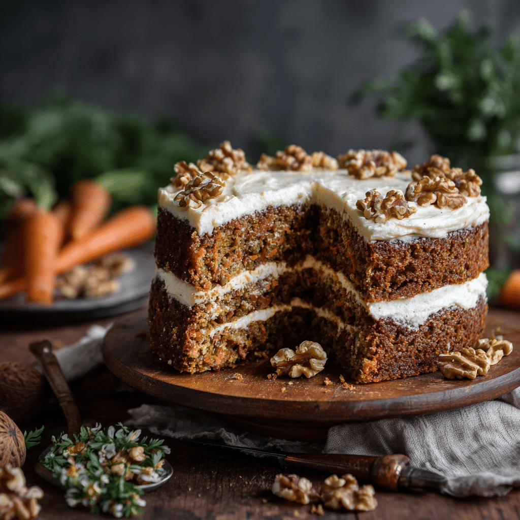 Carrot Cake with Cream Cheese Frosting