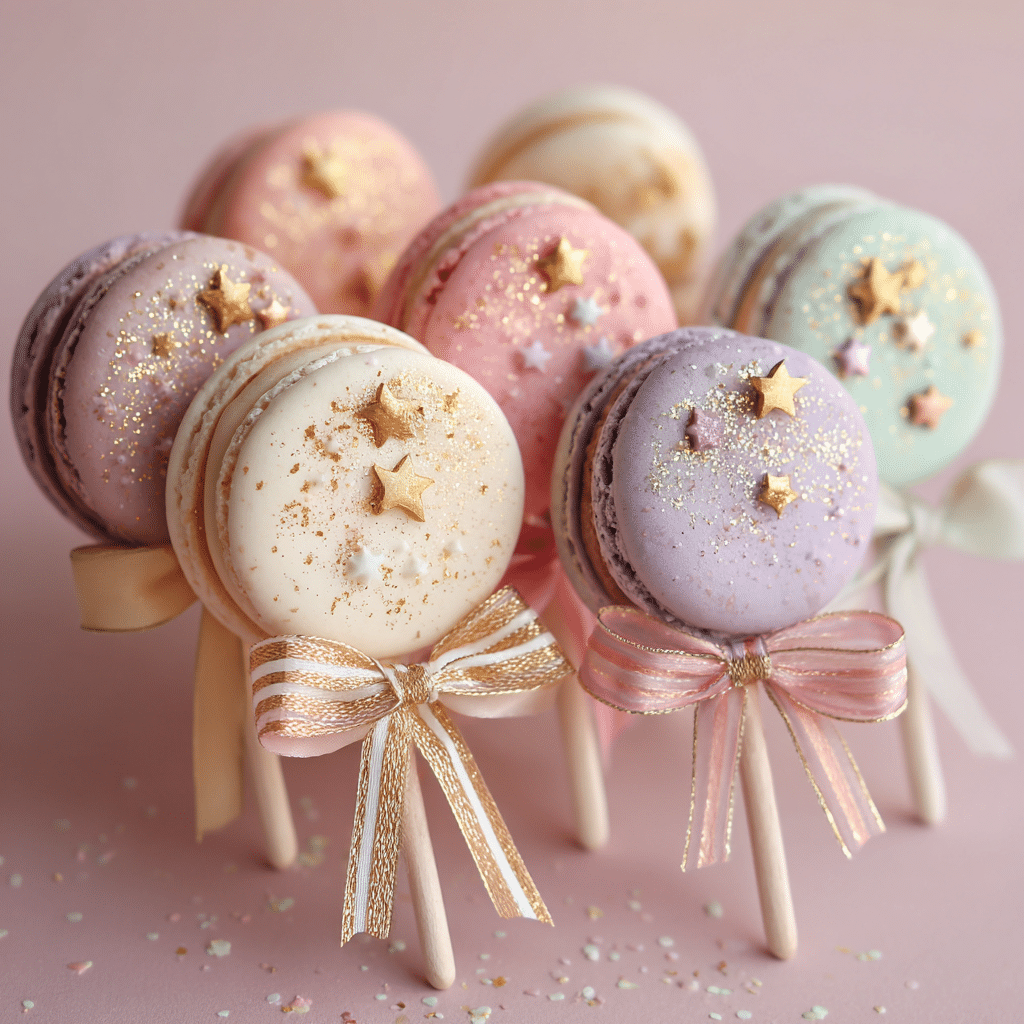 Magical Macaron Lollipops