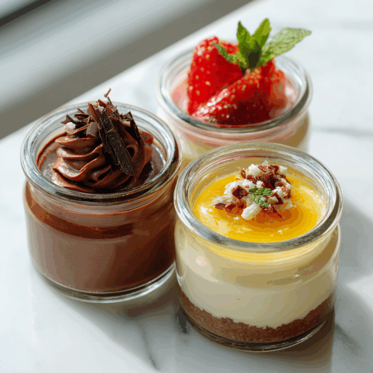 Mini Dessert Glasses Trio