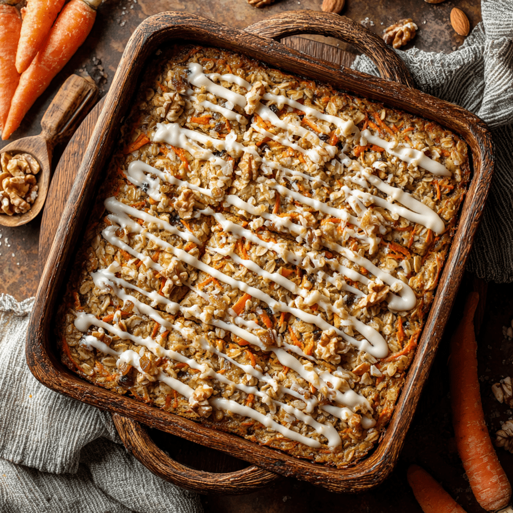 Baked Carrot Cake Oatmeal