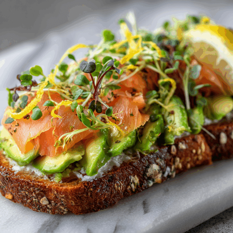 Avocado & Smoked Salmon Toast