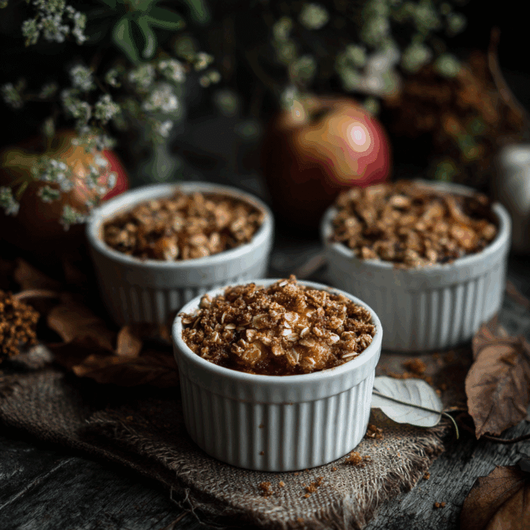 Individual Apple Crisp Oatmeal