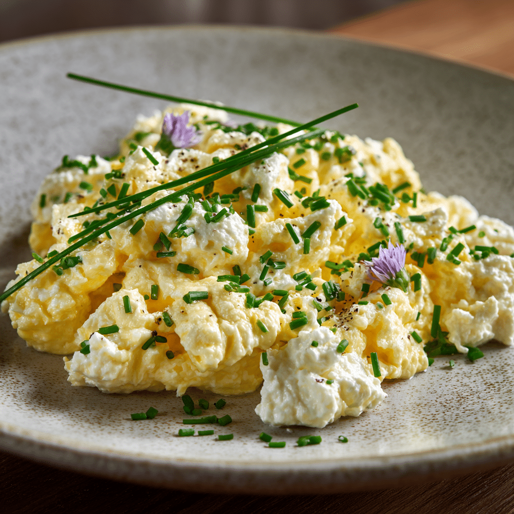 Scrambled Eggs with Cottage Cheese
