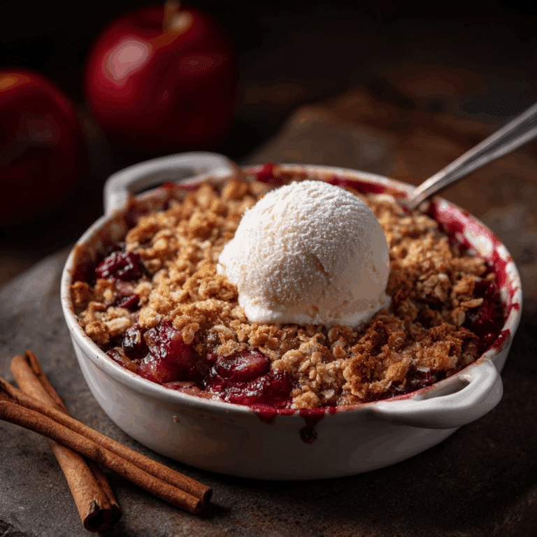 Apple Cranberry Crisp
