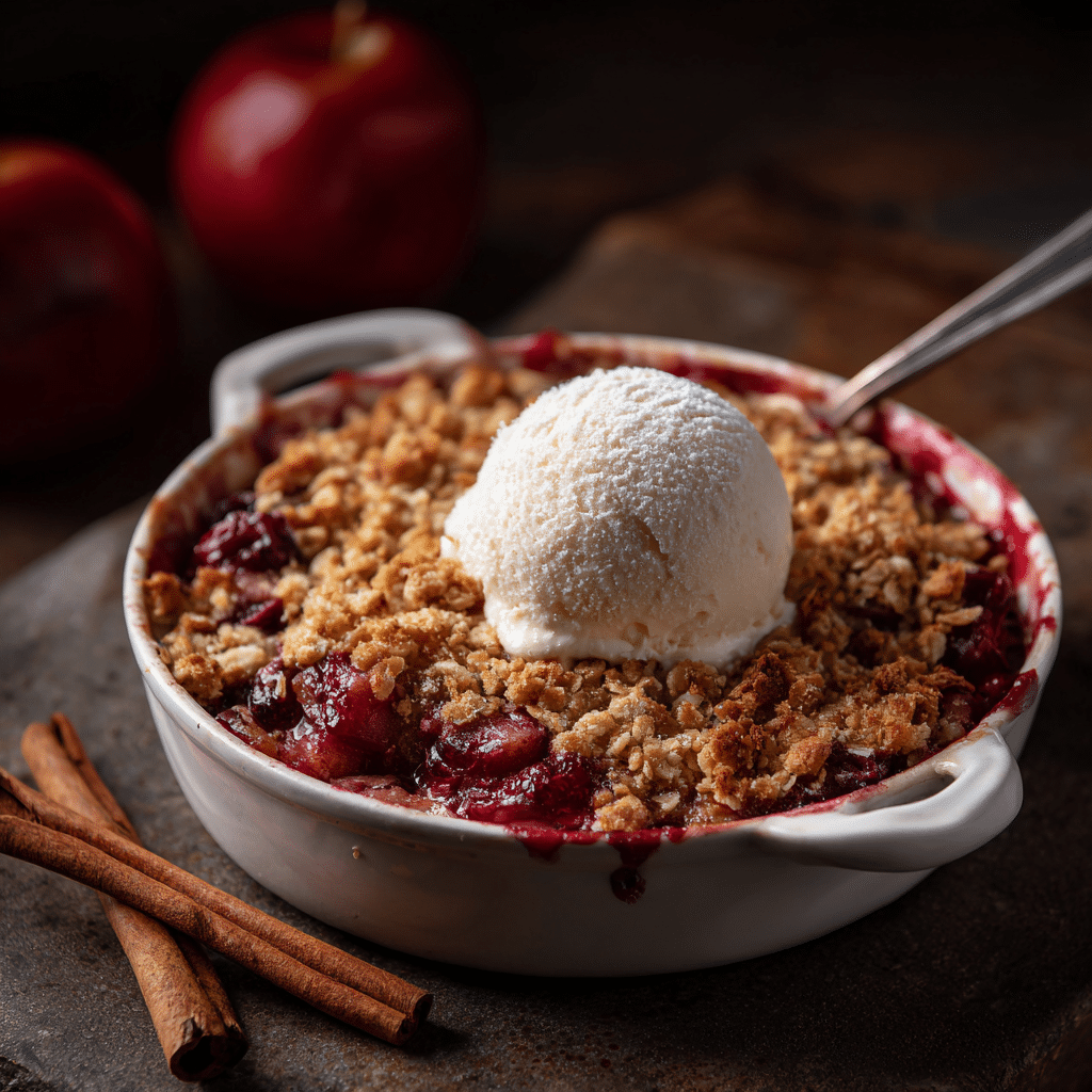 Apple Cranberry Crisp