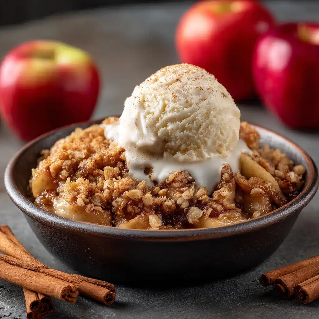 Apple Crisp with Oats & Cinnamon