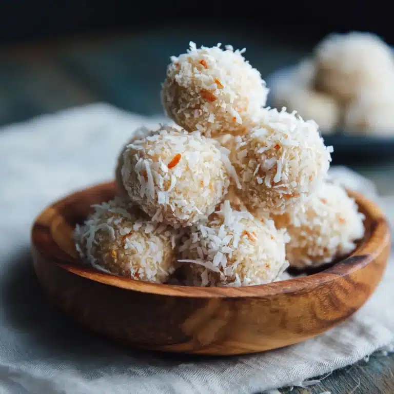 No-Bake Coconut Bliss Balls Recipe